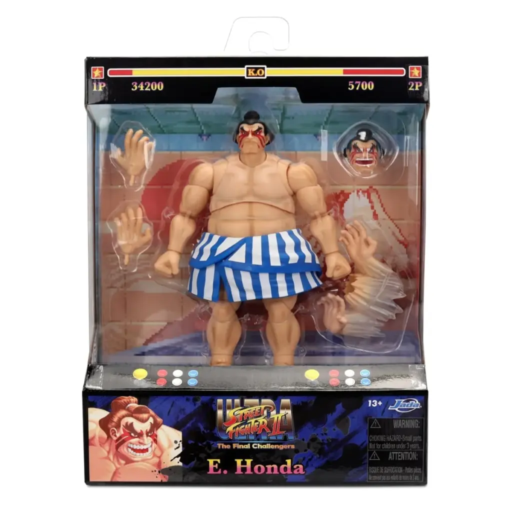 05. Ultra Street Fighter II E. Honda Figura, 16cm
