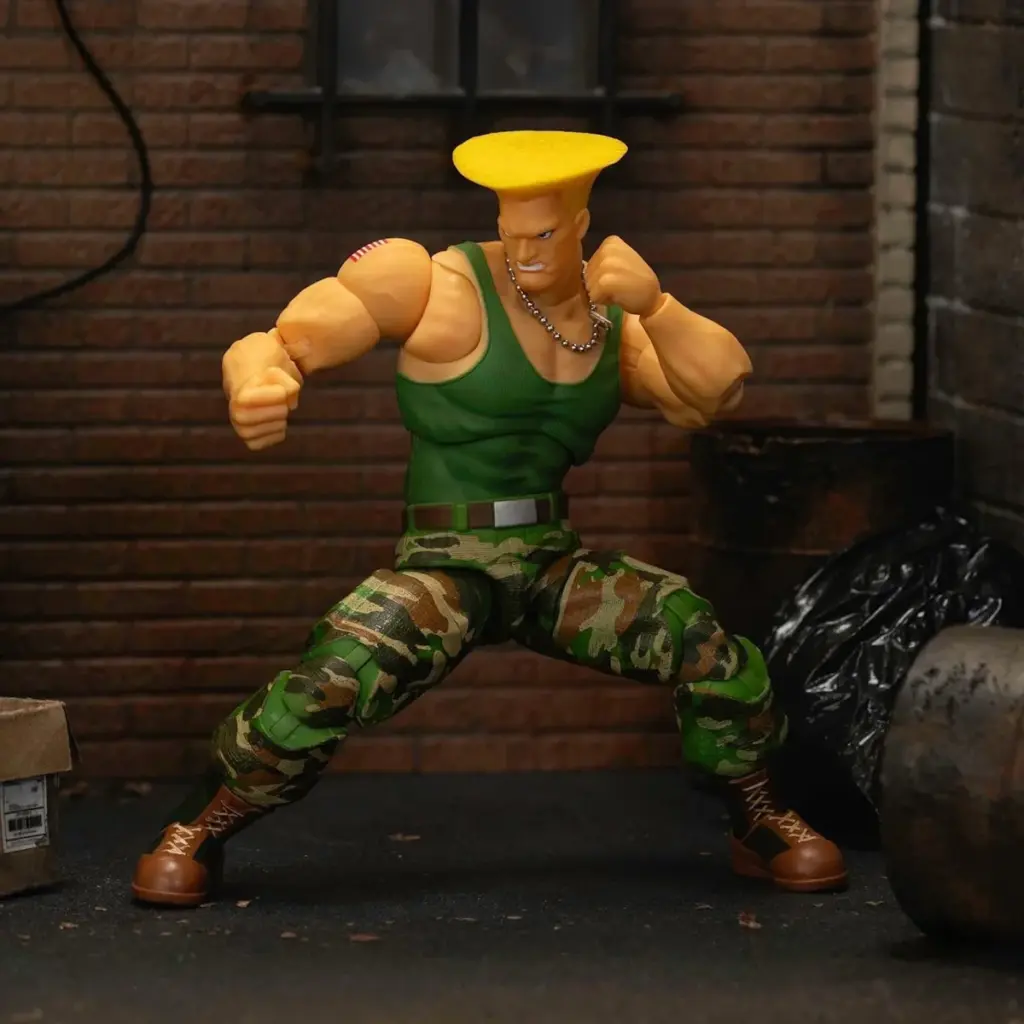 05. Ultra Street Fighter II Guile Figura, 15cm