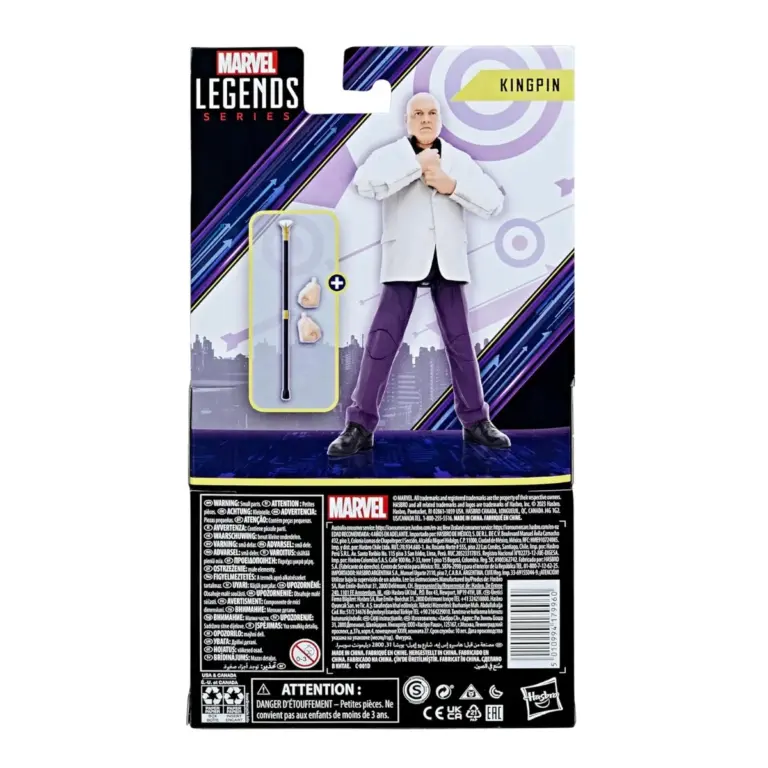 06. Marvel Legends Series Hawkeye Kingpin Figura, 15cm