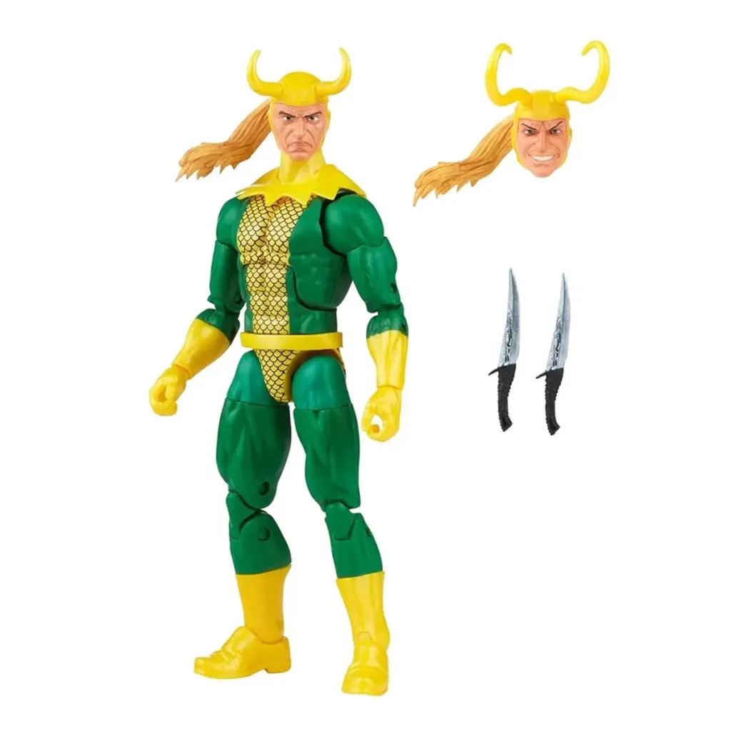 06. Marvel Legends Series Retro Collection Loki Figura, 15cm