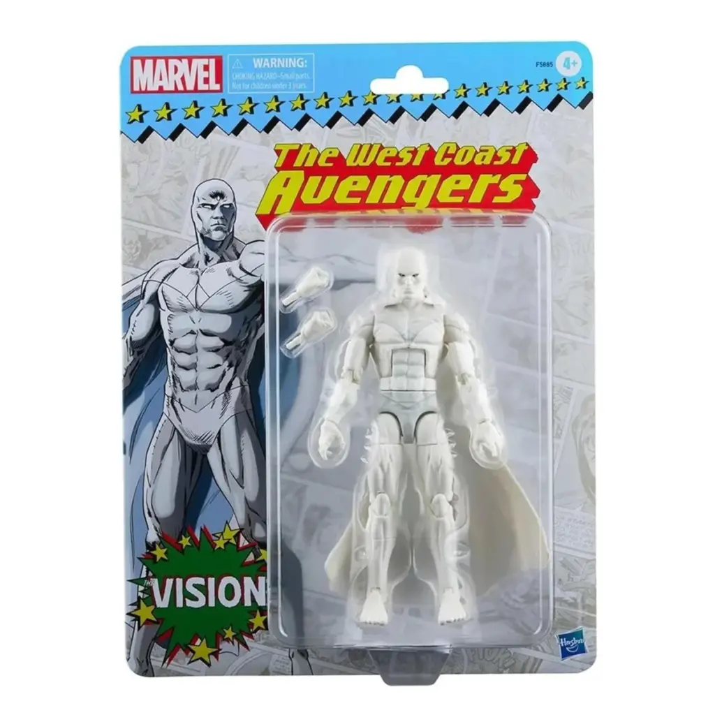 06. Marvel Legends Series Retro Collection Vision Figura, 15cm