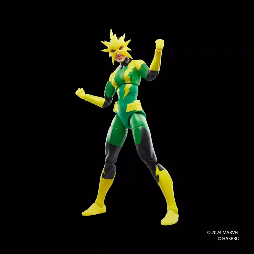 06. Marvel Legends Series Spider Man Electro (Francine Frye) Figura, 15cm