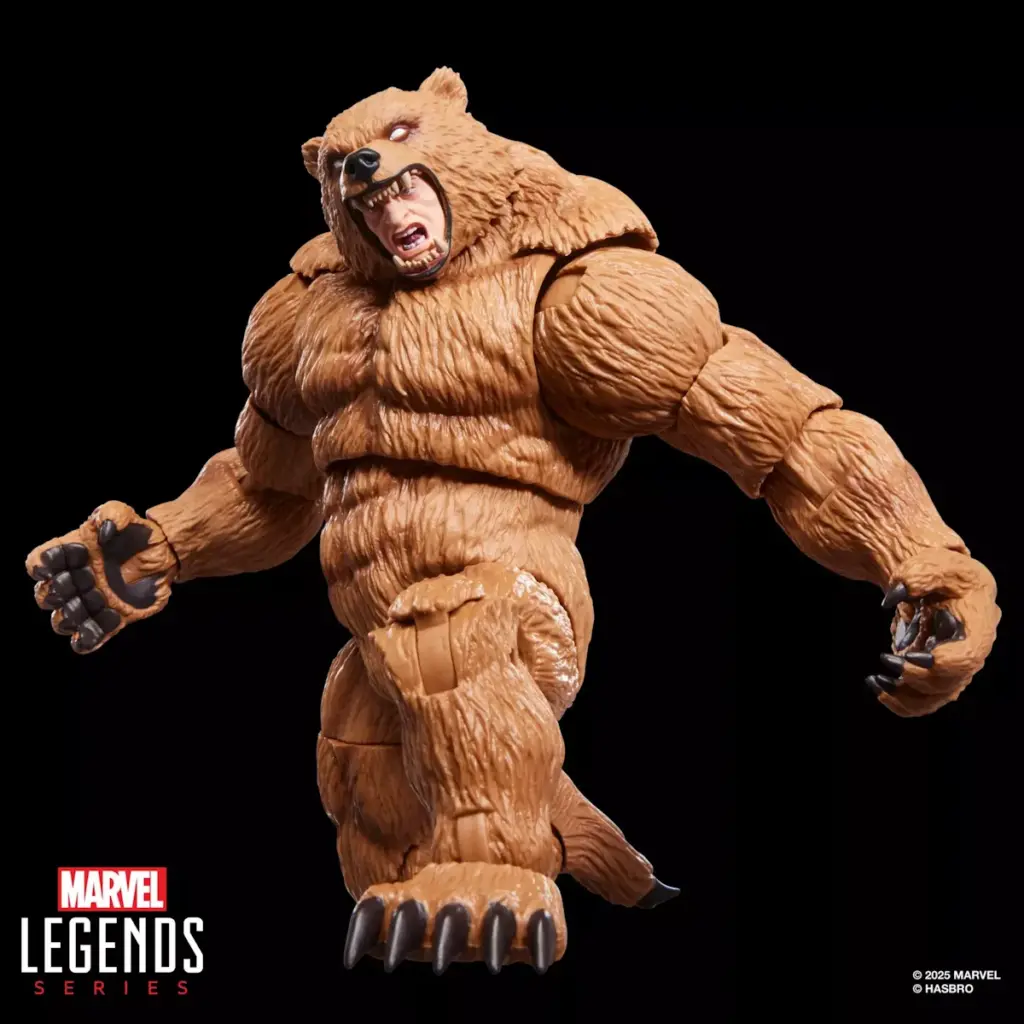 06. Marvel Legends Series Spider Man Marvel's Grizzly Figura, 15cm