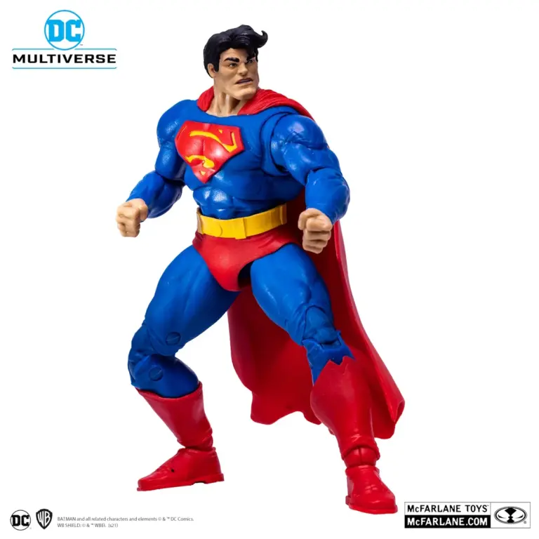 06. McFarlane DC Multiverse Superman Vs. Armored Batman Set Figura, 18cm