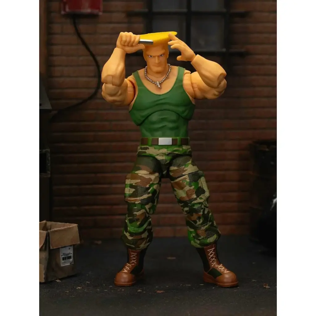 06. Ultra Street Fighter II Guile Figura, 15cm