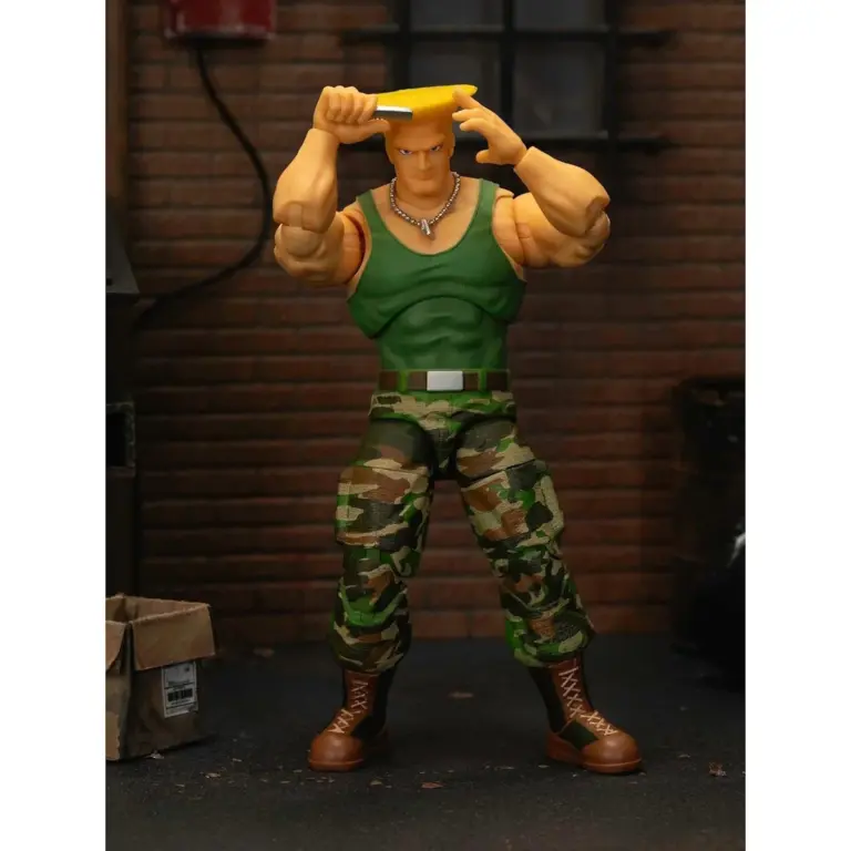 06. Ultra Street Fighter II Guile Figura, 15cm