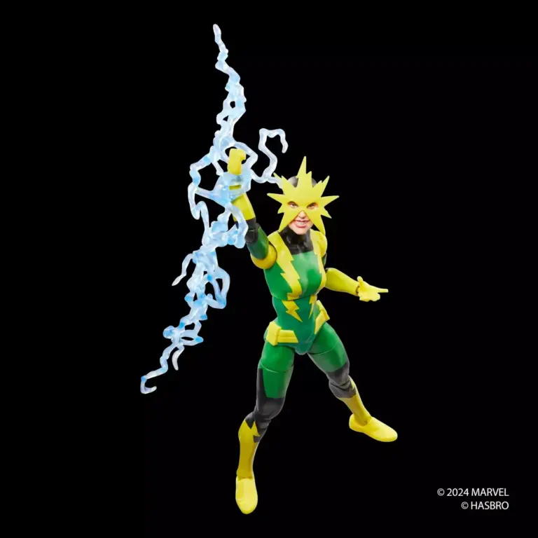 07. Marvel Legends Series Spider Man Electro (Francine Frye) Figura, 15cm