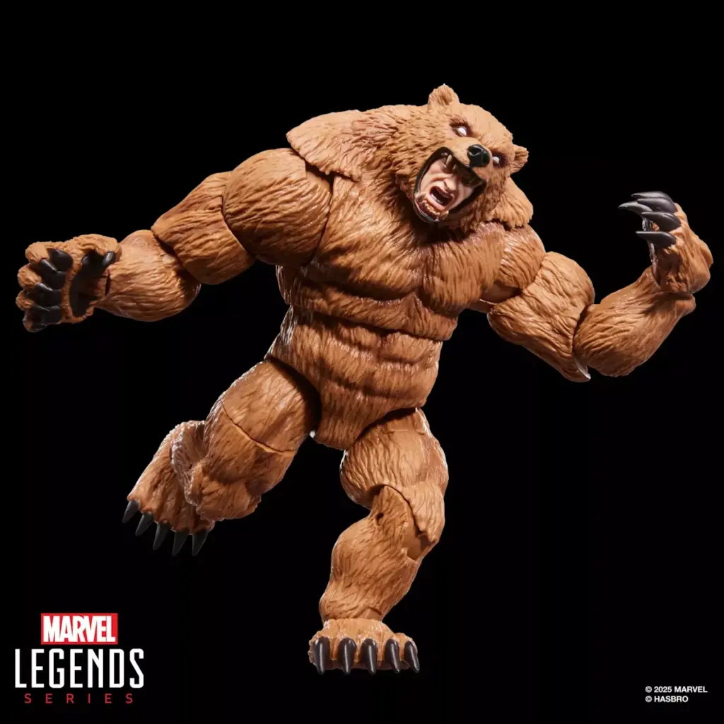 07. Marvel Legends Series Spider Man Marvel's Grizzly Figura, 15cm