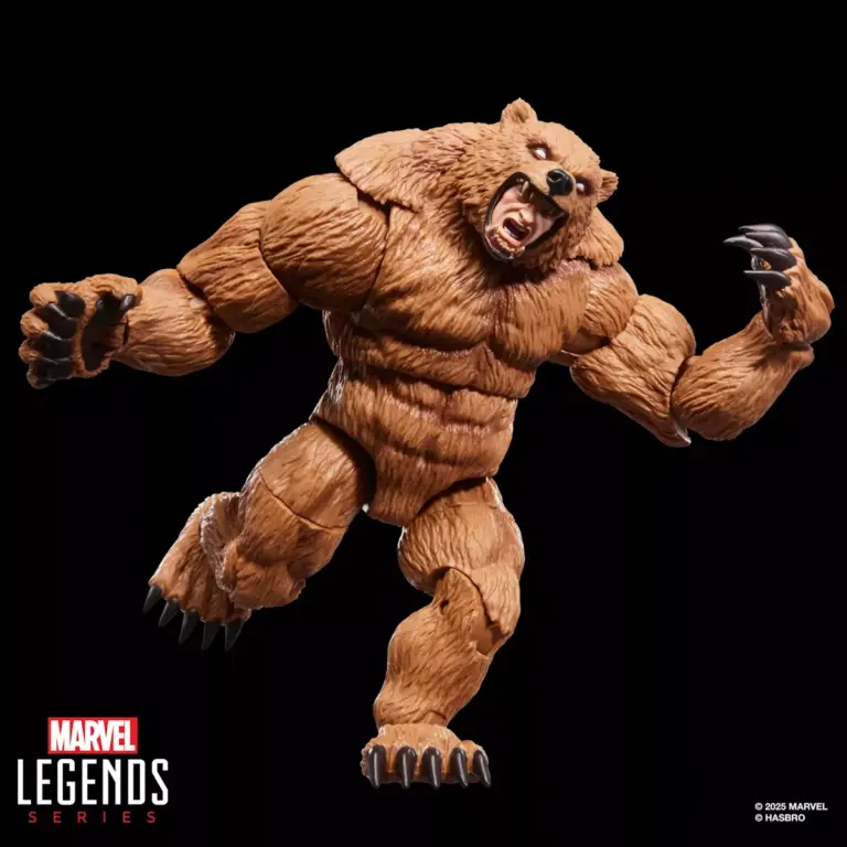 07. Marvel Legends Series Spider Man Marvel's Grizzly Figura, 15cm