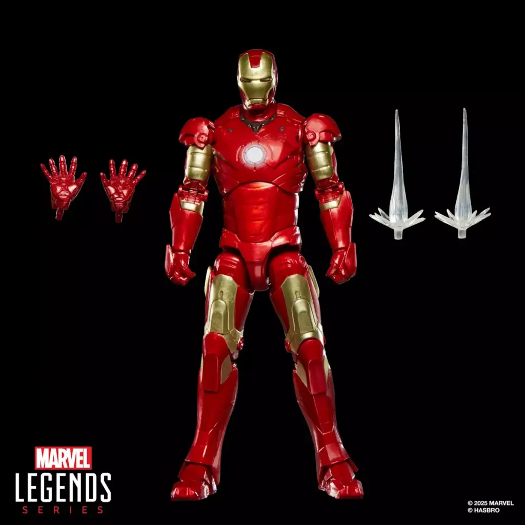08. Marvel Legends Series Iron Man Mark III Figura, 15cm