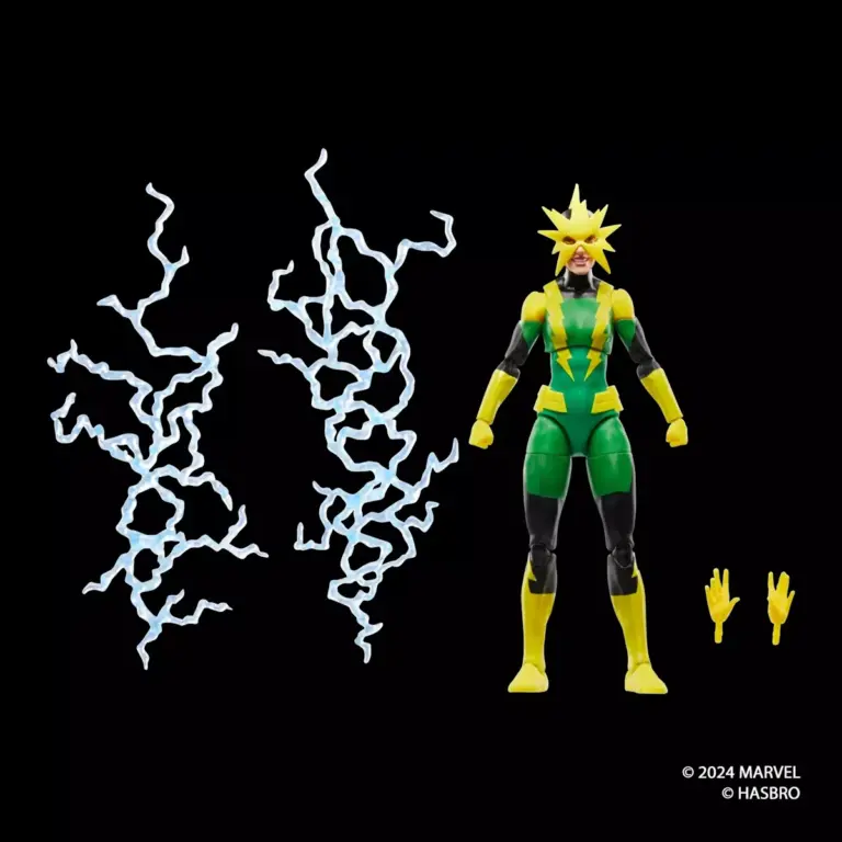 08. Marvel Legends Series Spider Man Electro (Francine Frye) Figura, 15cm