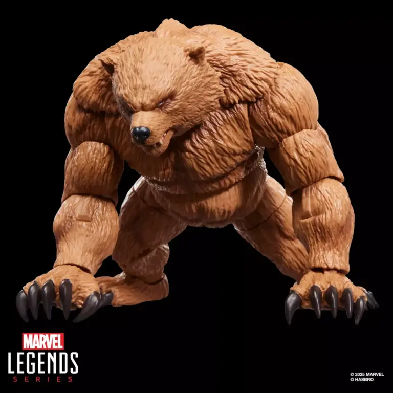 08. Marvel Legends Series Spider Man Marvel's Grizzly Figura, 15cm