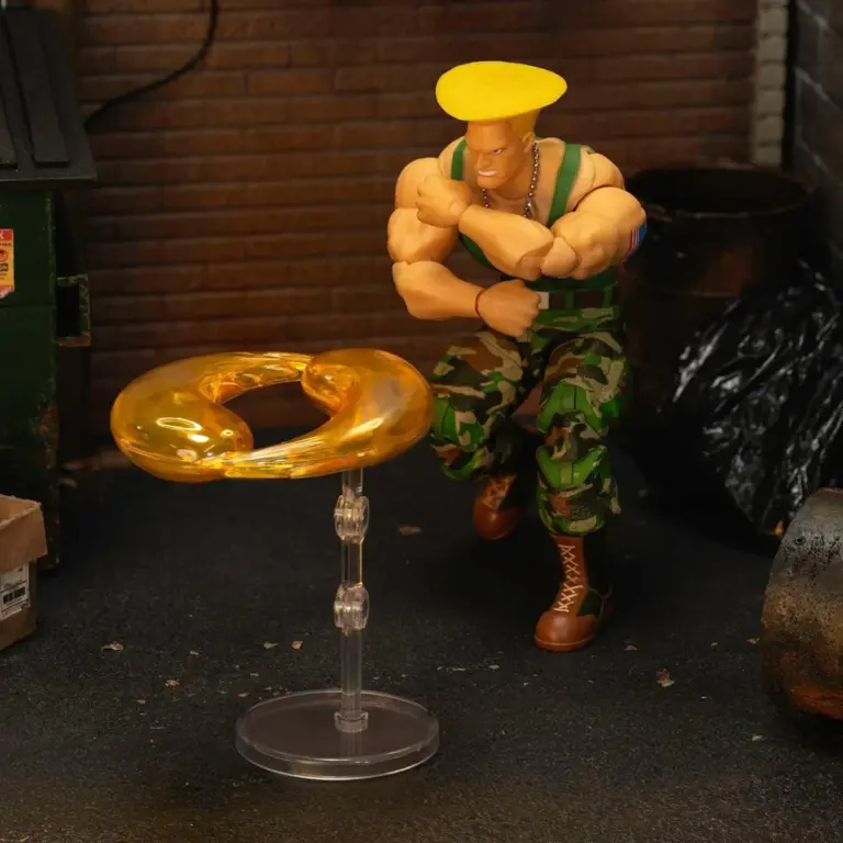 08. Ultra Street Fighter II Guile Figura, 15cm
