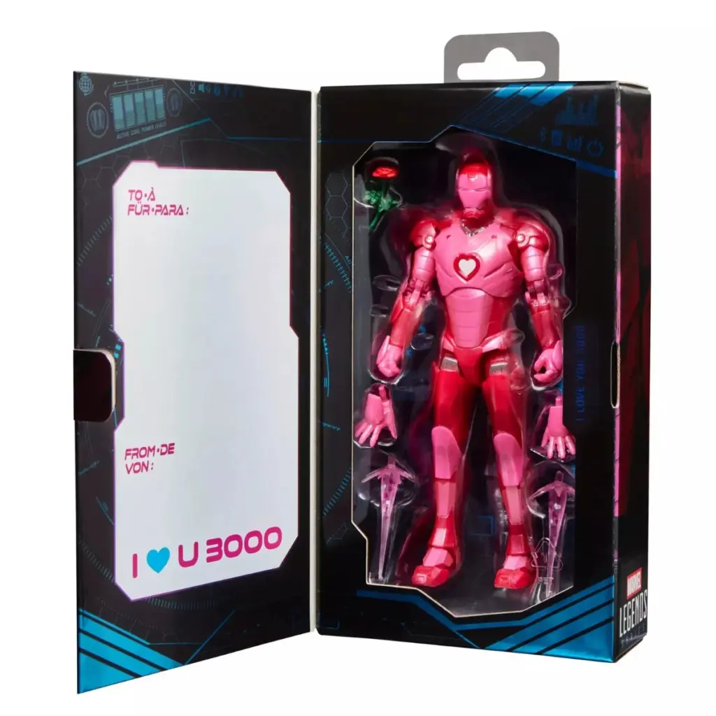 09. Marvel Legends Series Iron Man (I Love You 3000) Figura, 15cm