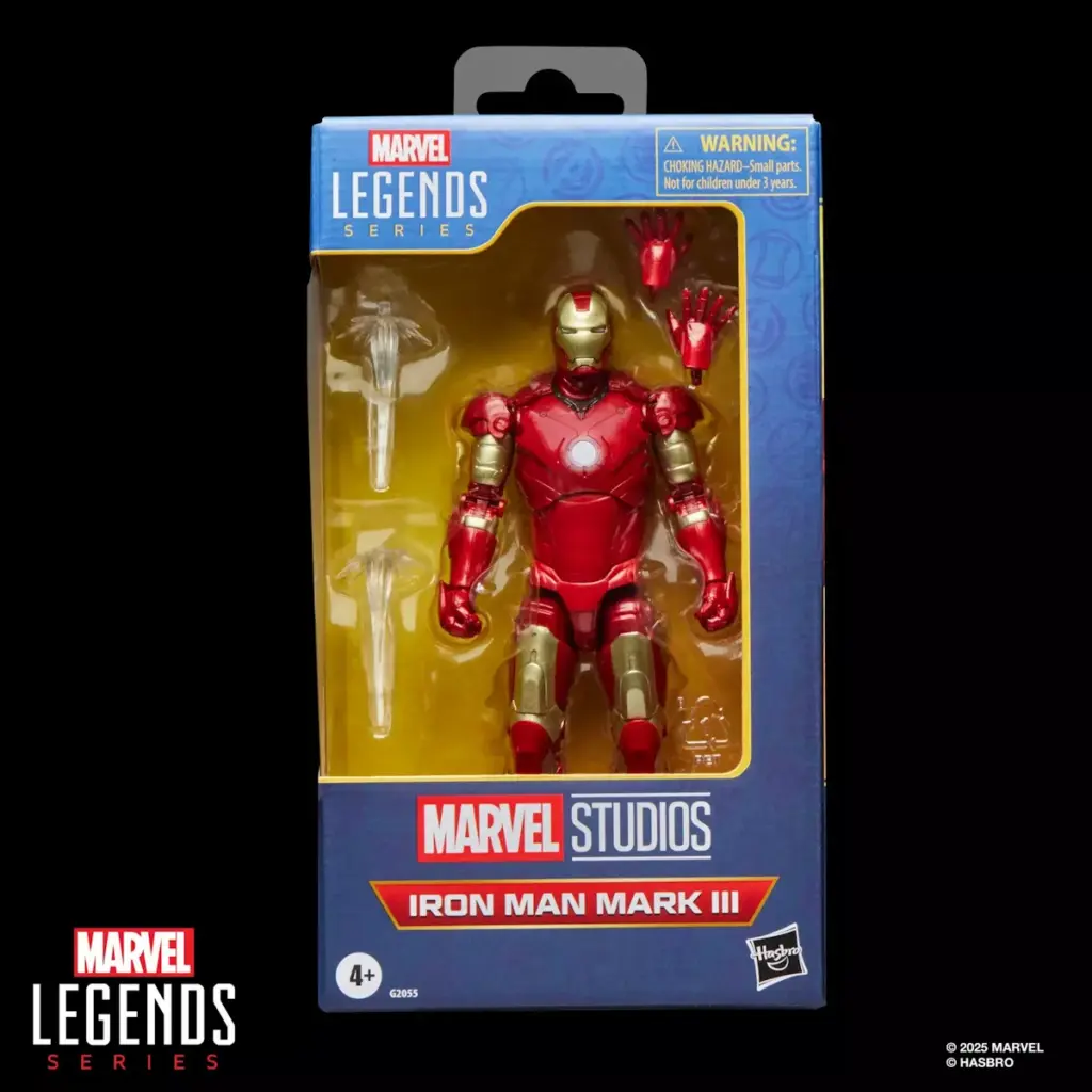 09. Marvel Legends Series Iron Man Mark III Figura, 15cm