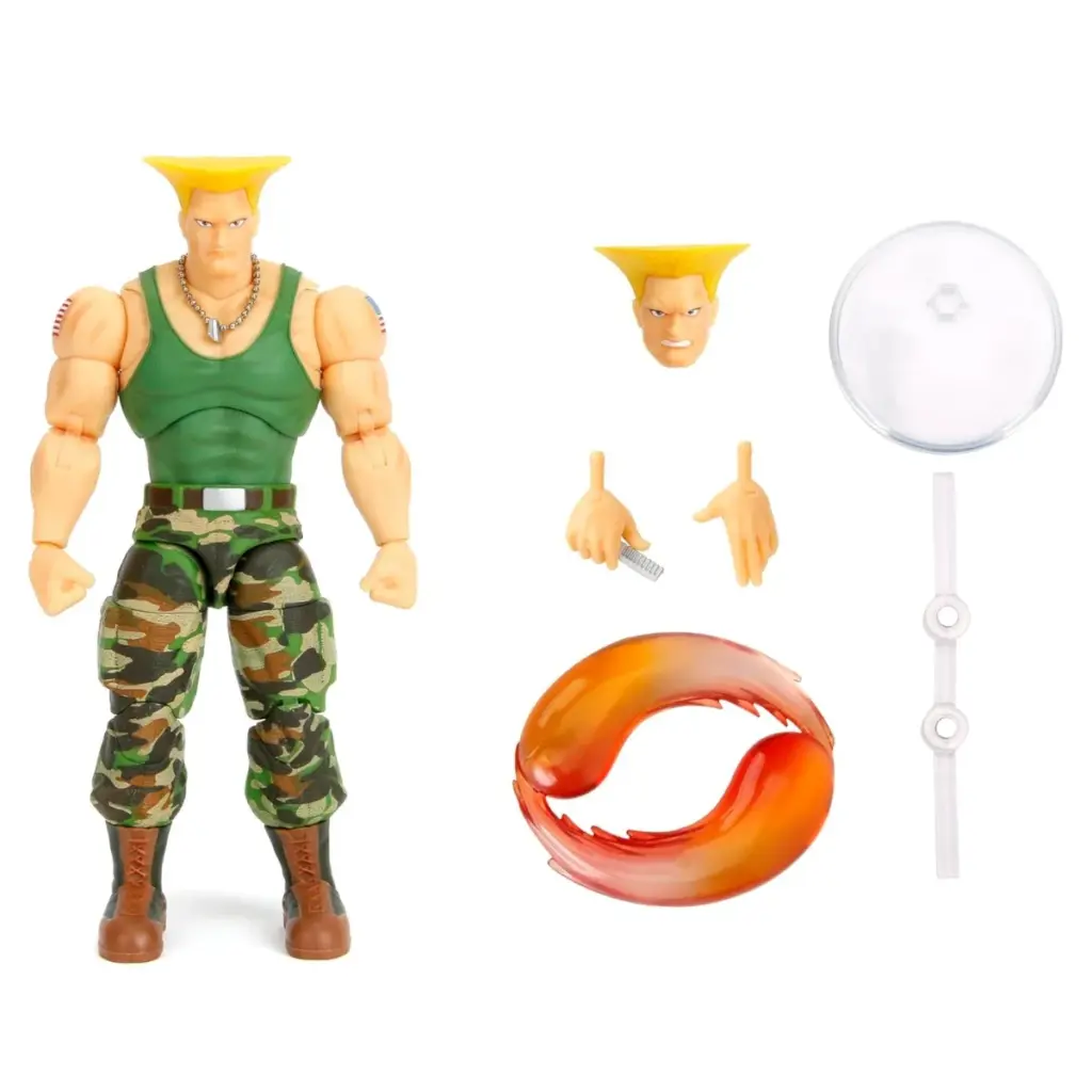 10. Ultra Street Fighter II Guile Figura, 15cm