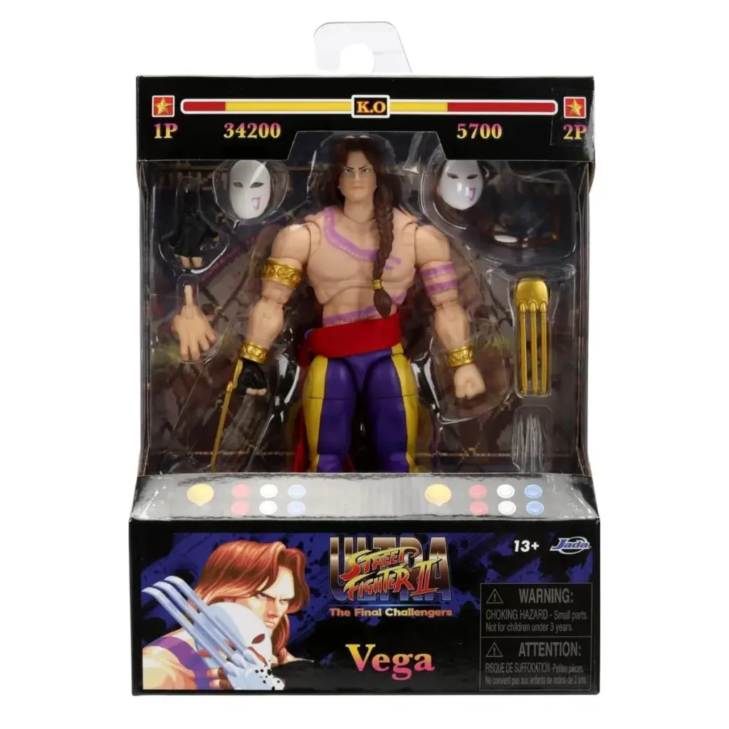 12. Ultra Street Fighter II Vega Figura, 15cm
