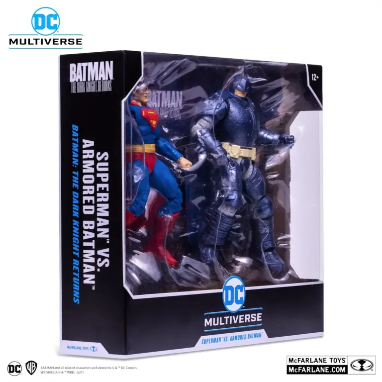 13. McFarlane DC Multiverse Superman Vs. Armored Batman Set Figura, 18cm