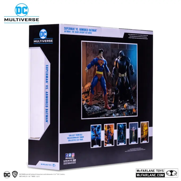14. McFarlane DC Multiverse Superman Vs. Armored Batman Set Figura, 18cm